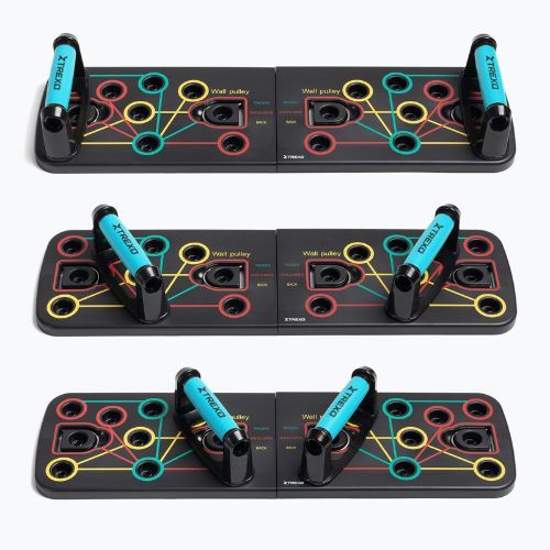 Multifunkčná plošina s rukoväťami a expandérom XTREXO skladacia TXO-B4Z045-BK čierna