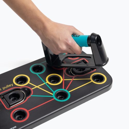 Multifunkčná plošina s rukoväťami a expandérom XTREXO skladacia TXO-B4Z045-BK čierna