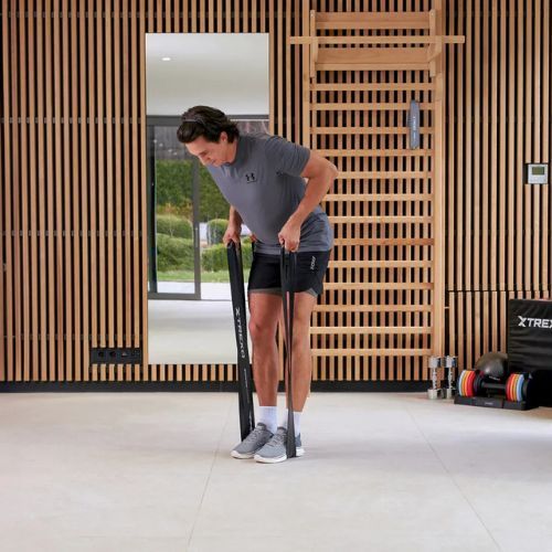 XTREXO rehabilitačná páska TXO-B4Z072-BK 12-15 kg čierna
