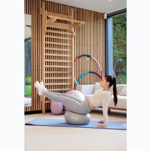 XTREXO Donut Gymball TXO-B4Z073-GY 50 cm sivá