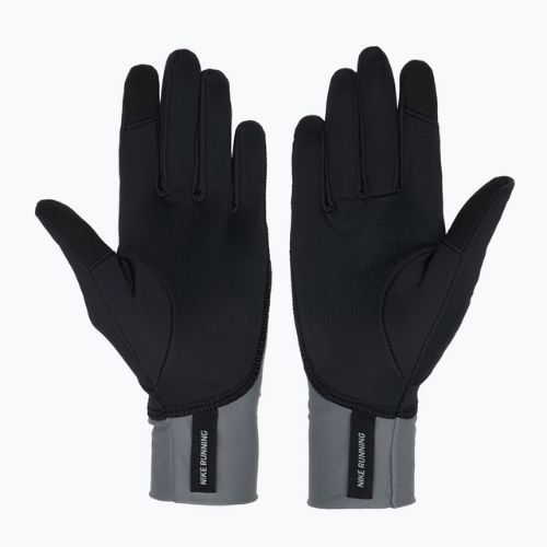 Dámske bežecké rukavice Nike Pacer Midweight RG black/smoke grey/silver