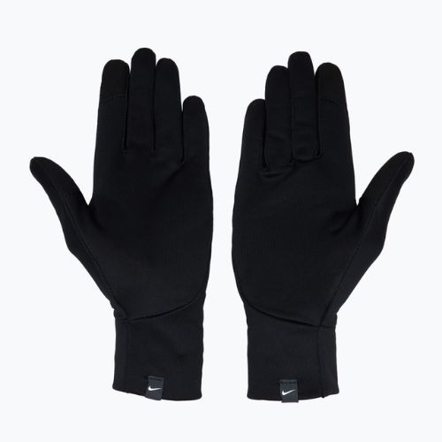 Dámske bežecké rukavice Nike Pacer Lightweight RG black/black/silver