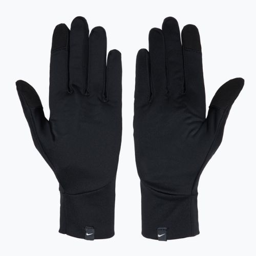 Pánske bežecké rukavice Nike Pacer Lightweight RG black/black/silver