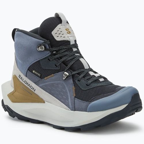 Pánska turistická obuv Salomon Elixir Mid GTX dark navy/grisaille/gray violet