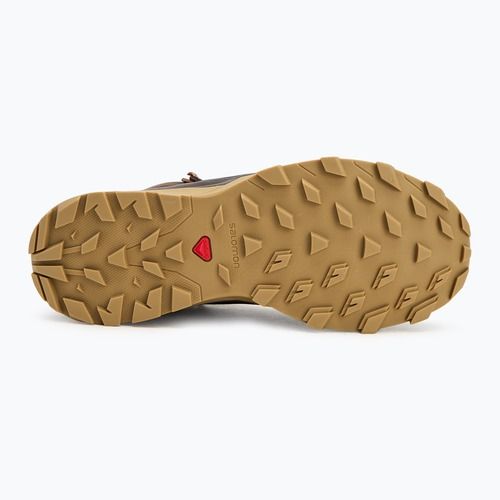 Pánska turistická obuv Salomon Outsnap CSWP black coffee/peppercorn/gum