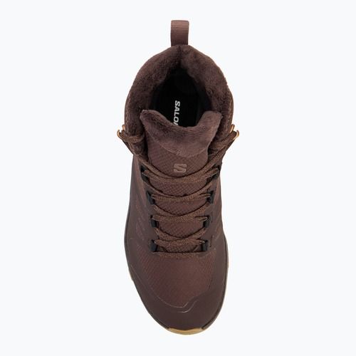 Pánska turistická obuv Salomon Outsnap CSWP black coffee/peppercorn/gum