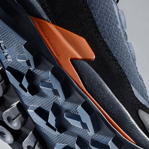 Pánske trekové topánky Salomon X Ultra Alpine GTX blue nightsts/black/red orange