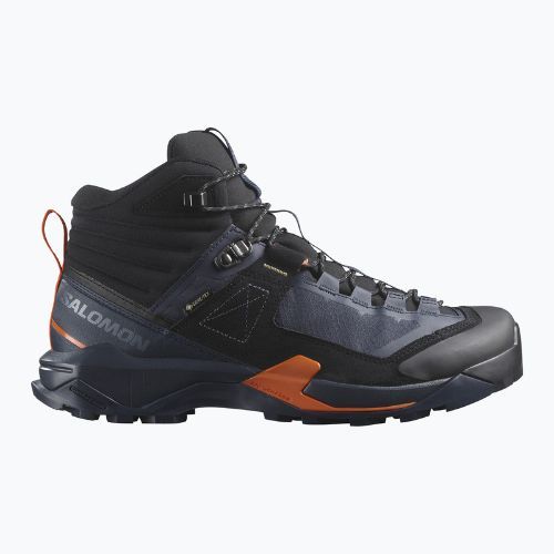 Pánske trekové topánky Salomon X Ultra Alpine MID GTX blue nightsts/black/red orange