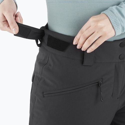 Dámske lyžiarske nohavice Salomon Edge deep black