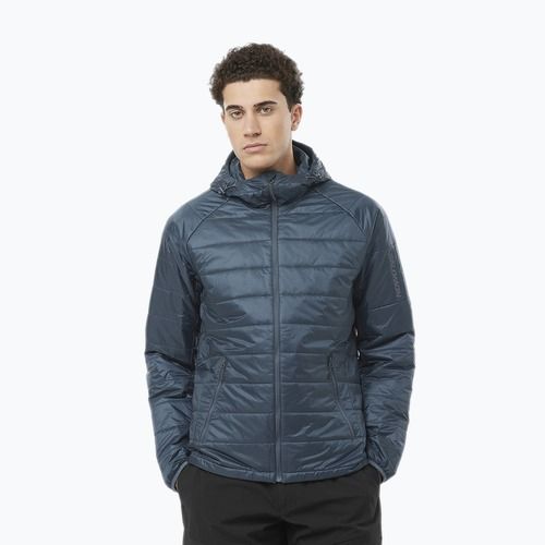 Pánska páperová bunda Salomon Outline Hd midnight navy