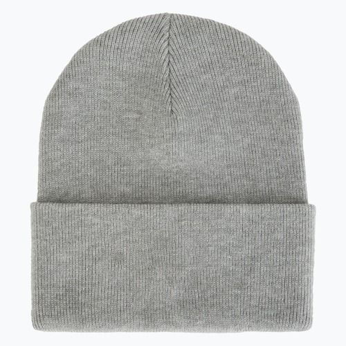 Zimná čiapka Nike Peak Futura Beanie tmavo šedá heather/white