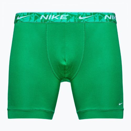 Pánske boxerky Nike Everyday Cotton Stretch 3 pary green/black