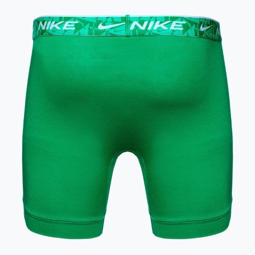 Pánske boxerky Nike Everyday Cotton Stretch 3 pary green/black