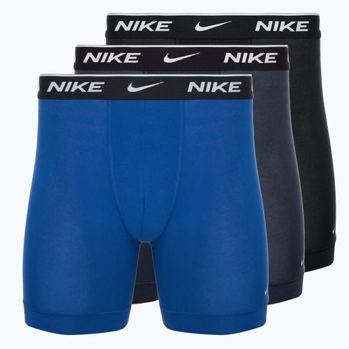 Pánske boxerky  Nike Everyday Cotton Stretch 3 pary obsidian/game royal/black