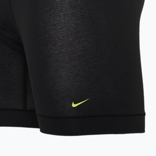 Pánske boxerky Nike Everyday Cotton Stretch 3 pary cyber black/heather grey/dark pony