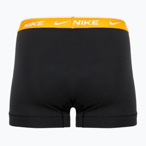Pánske boxerky Nike Everyday Cotton Stretch Trunk 3 páry black/gold/hyper crimson
