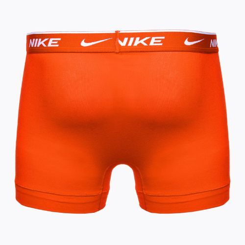 Pánske boxerky Nike Everyday Cotton Stretch Trunk 3 páry team orange/uni red/black