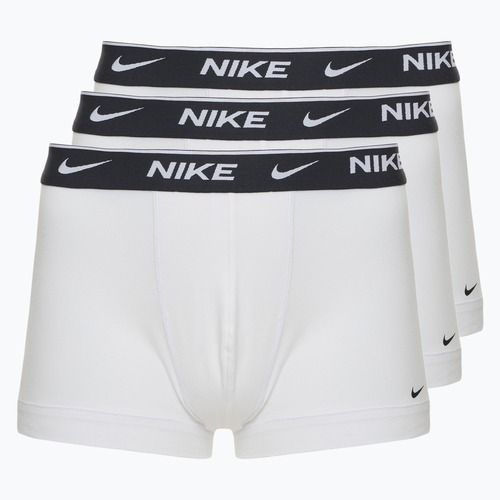 Pánske boxerky Nike Everyday Cotton Stretch Trunk 3 páry white