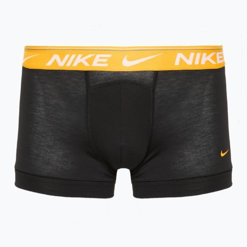 Pánske boxerky Nike Dri-FIT Ultra Comfort Trunk 3 páry black gold/storm/black