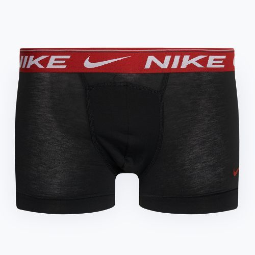 Pánske boxerky Nike Dri-FIT Ultra Comfort Trunk 3 páry black moon/dragon red/armory navy
