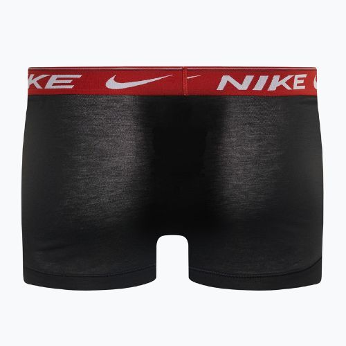 Pánske boxerky Nike Dri-FIT Ultra Comfort Trunk 3 páry black moon/dragon red/armory navy