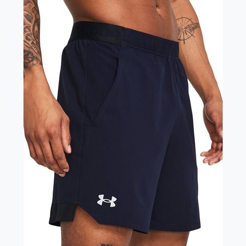 Pánske tréningové šortky Under Armour UA Vanish Woven 6in midnight navy/mod gray