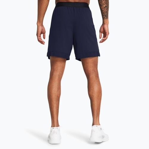 Pánske tréningové šortky Under Armour UA Vanish Woven 6in midnight navy/mod gray