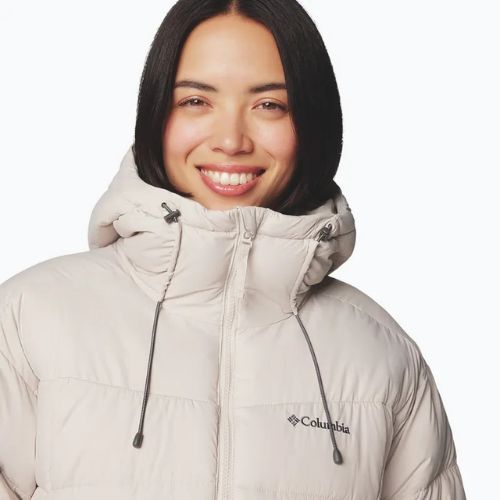 Dámsky páperový kabát Columbia Pike Lake II Long dark stone 279