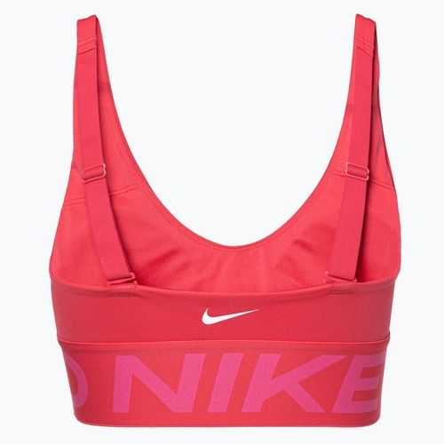 Tréningová podprsenka Nike Pro Indy Plunge aster pink/pink sicle/white