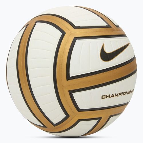 Volejbalová lopta  Nike Championship Volleyball metallic gold/white/metallic gold/black veľ.  5