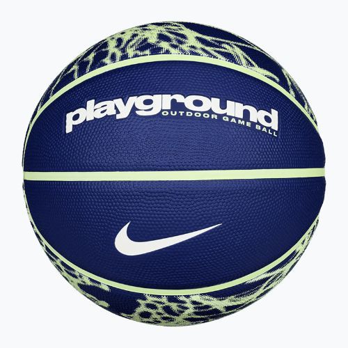 Basketbalová lopta Nike Everyday Playground 8P Graphic Deflated deep royal blue/vapor green/white veľ. 7