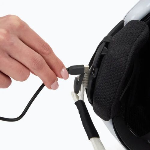 Lyžiarska prilba POC Obex Connect hydrogen white/fluorescent orange avip