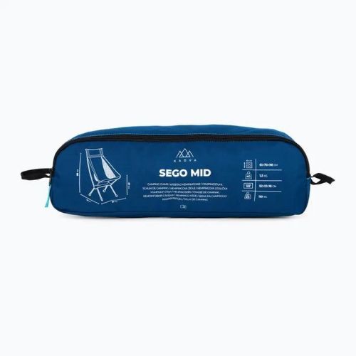 Skladacie turistické kreslo KADVA Sego Mid ultralight modré
