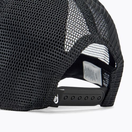 Šiltovka detská Nike Rise Structured Trucker black / black / white