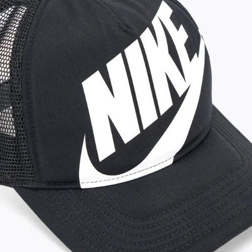 Šiltovka detská Nike Rise Structured Trucker black / black / white