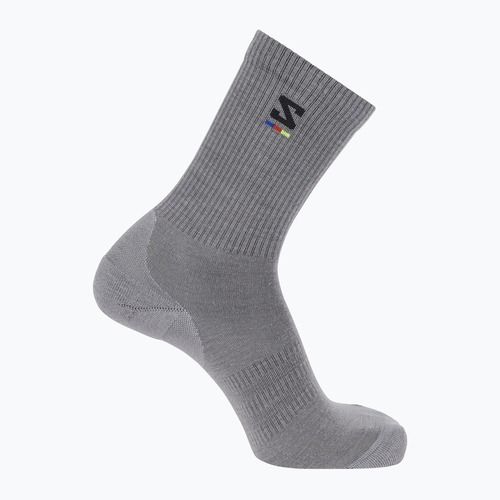 Ponožky Salomon Sunday Smart Crew shark skin/black