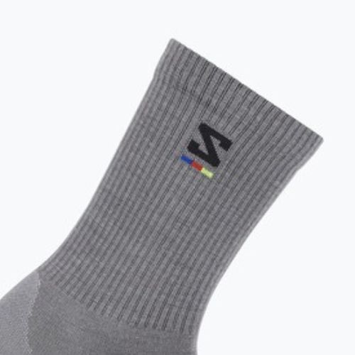 Ponožky Salomon Sunday Smart Crew shark skin/black