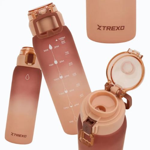 Fľaša TREXO Haust 1000 ml hnedá