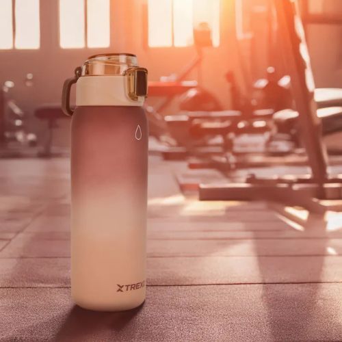 Fľaša XTREXO Haust 1000 ml hnedá