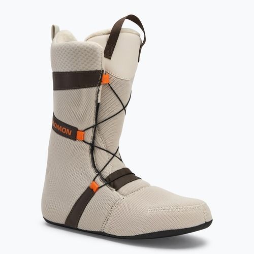 Pánske topánky na snowboard Salomon Launch Boa SJ rainy day/birch/vibrant orange