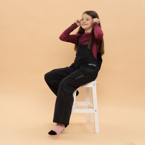 Detské lyžiarske nohavice KADVA Skiro Pants čierne