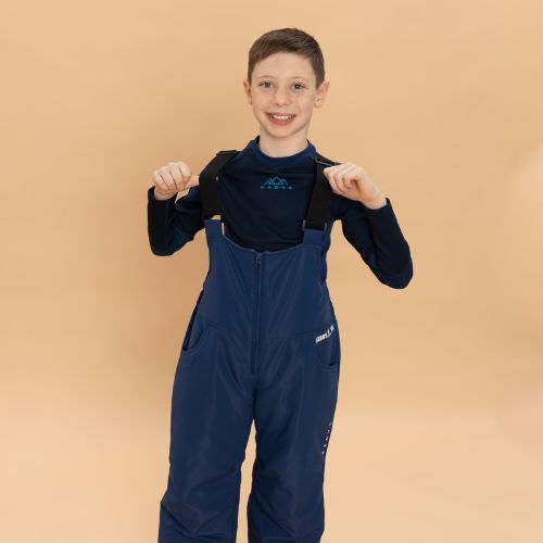 Detské lyžiarske nohavice KADVA Skiro Pants tmavomodré