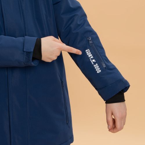Detská lyžiarska bunda KADVA Skiro Jacket tmavomodrá