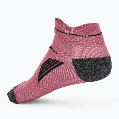 Bežecké ponožky Mizuno Active Training Mid 2 páry apricot ice/violet quatz