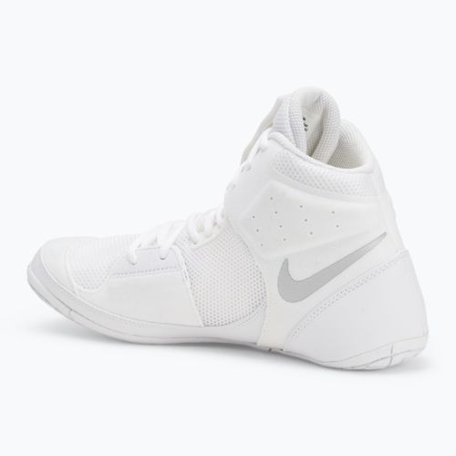 Zápasnícka obuv Nike Fury biela/metalická strieborná