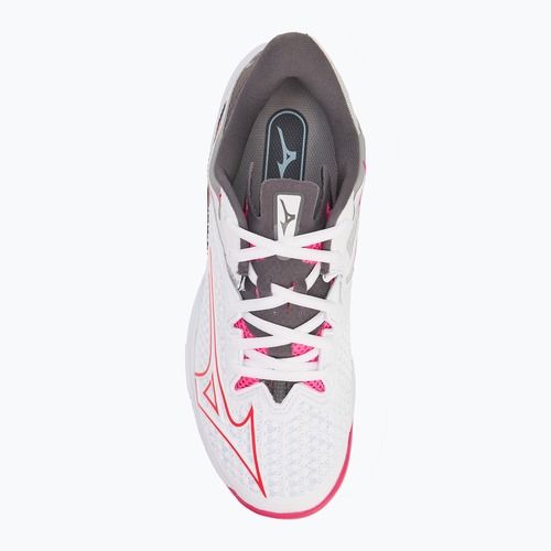 Dámska tenisová obuv Mizuno Wave Exceed Tour 6 CC white/radiant red/quiet shade