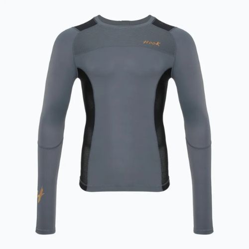 Pánsky rashguard s dlhým rukávom HOOK FIGHTING Base čierny 