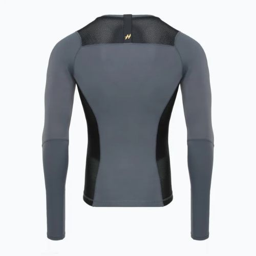 Pánsky rashguard s dlhým rukávom HOOK FIGHTING Base čierny 