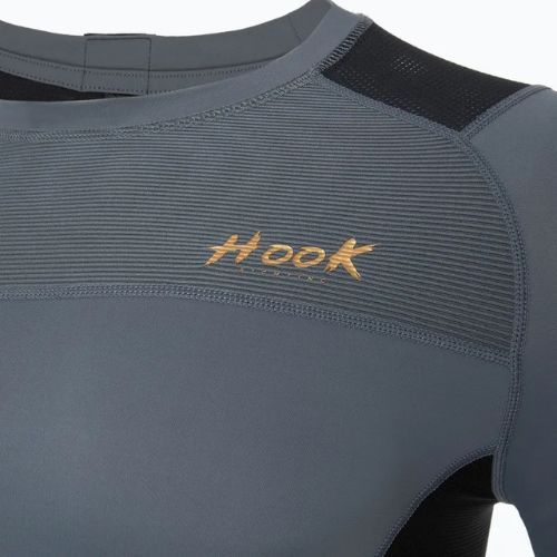 Pánsky rashguard s dlhým rukávom HOOK FIGHTING Base čierny 