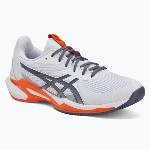 Pánska tenisová obuv ASICS Solution Speed FF 3 Clay white/ greyish purple